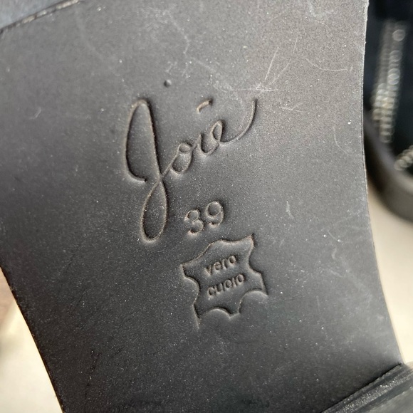 JOIE Monte Western Suede Ankle Boots with Silver Studs - Picture 8 of 12